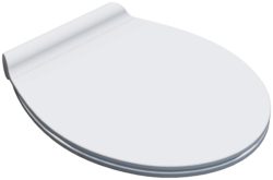 Bemis Milano Slow Closing Toilet Seat - White.